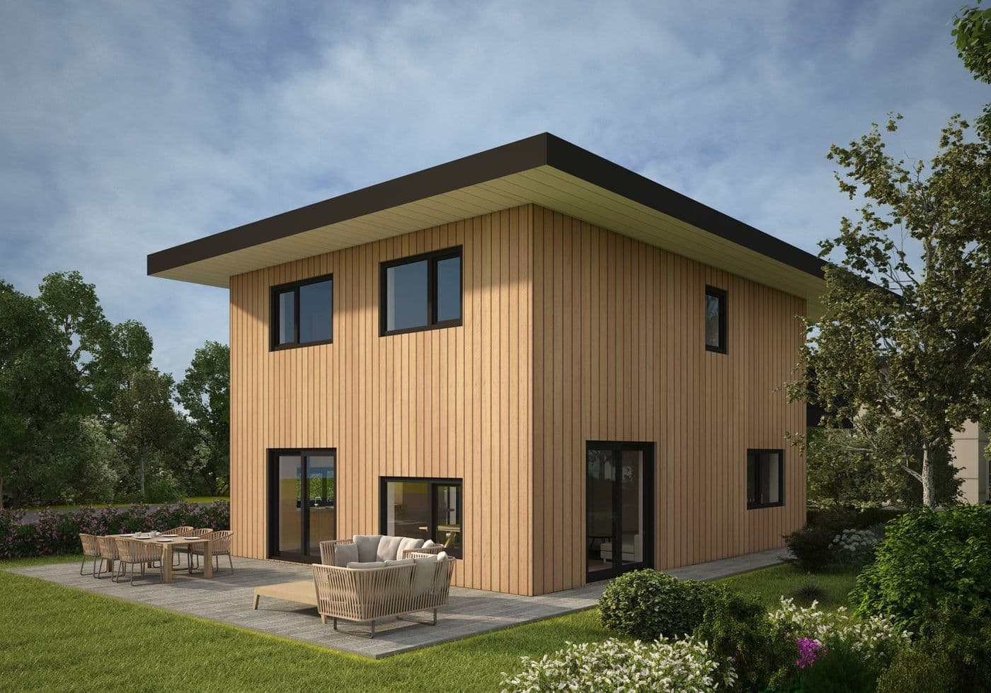 Modell FAMILY| Holzfassade