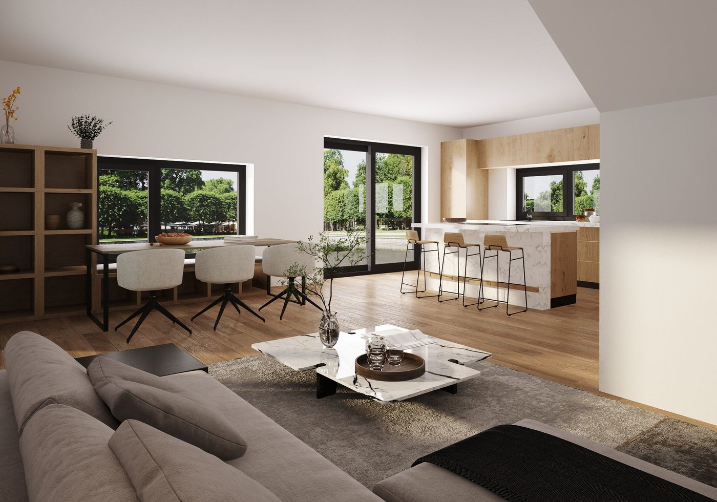 Modell FAMILY | Innenansicht Wohnzimmer